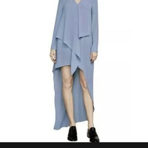 NEW BCBG MAXAZRIA KYNDAL ASYMMETRICAL DRAPED HIGH-LOW DRESS SIZE S